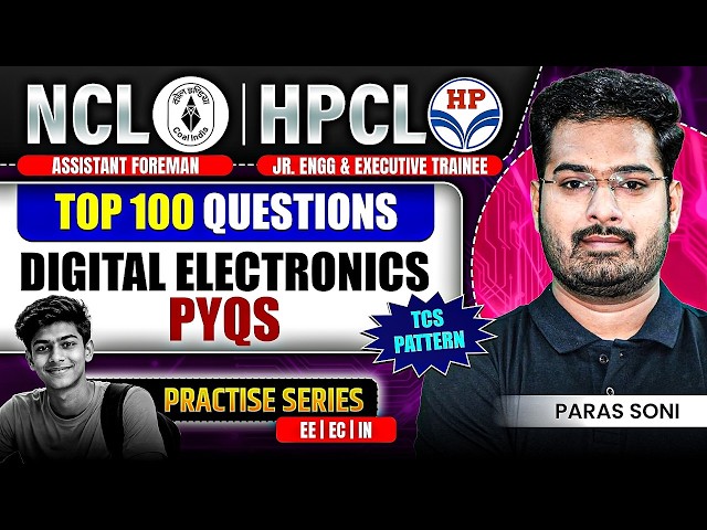 Digital Electronics I HPCL PYQs Session | 1000 Most Important Questions for JE & ET (EE/EC/IN)