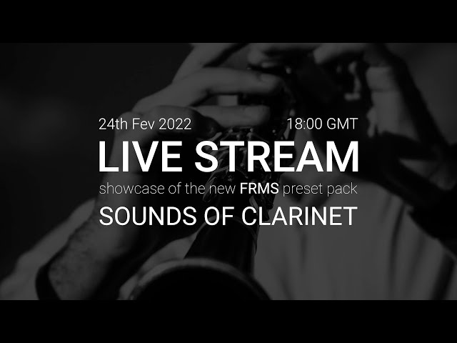 FRMS 'Sounds Of Clarinet' - Live Listening Party + Giveaways!