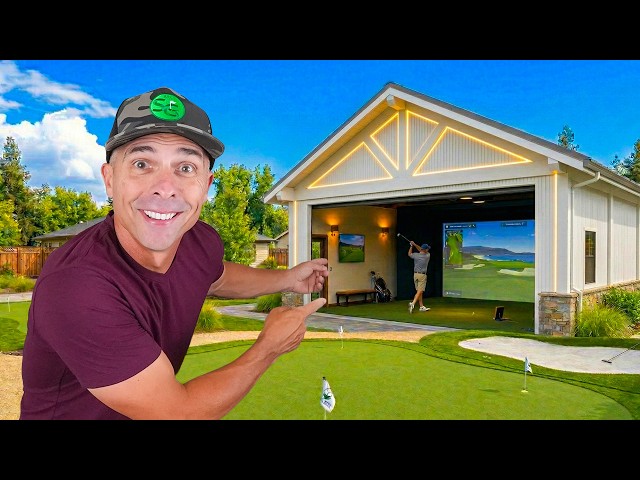 The Best DIY Home Golf Simulator You've EVER Seen!