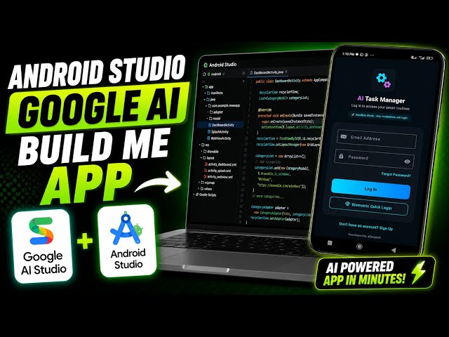 Build Android App with Google AI Studio & Android Studio (Full Tutorial)