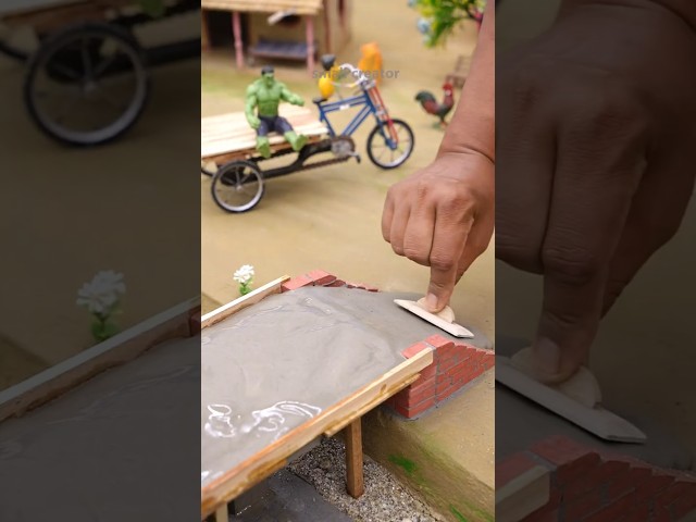diy mini concrete bridge constructions science project@Small_Creator01
