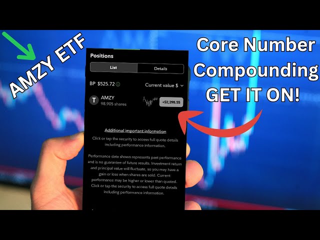 My First Week With AMZY: Core Number Compounding For Passive Income - Video update 4