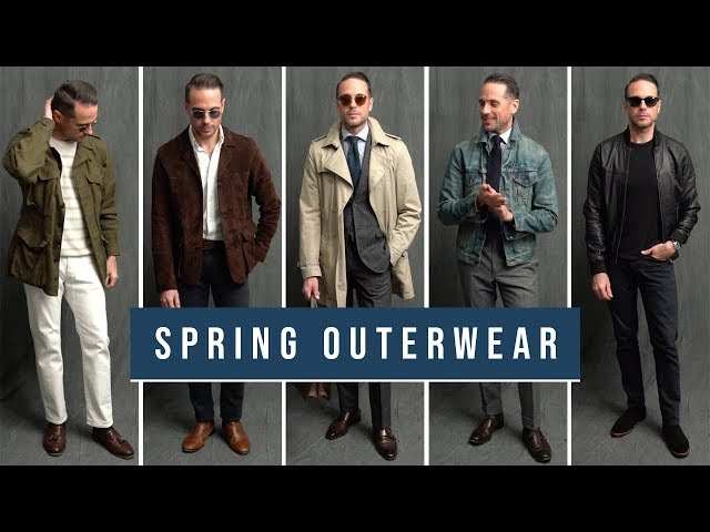 5 Jackets You Must Have For Spring | Essential Spring Outerwear | Men's Fashion Lookbook 2019