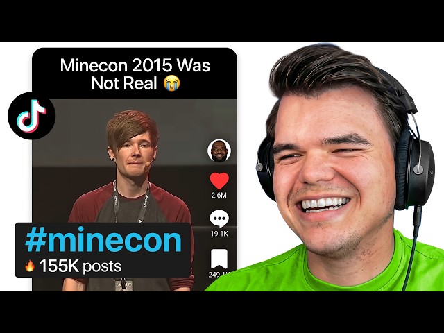 Reacting to @DanTDM CRINGE Minecon 2015 Moments