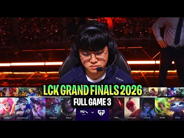 GEN vs HLE GAME 3 LCK PLAYOFFS GRAND FINALS 2026 | FULL GAME | GENG vs HANWHA G3 LCK PLAYOFFS 2026