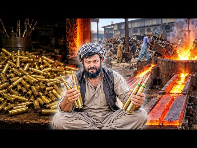 Incredible process of Turning Used Bullets into copper processing
