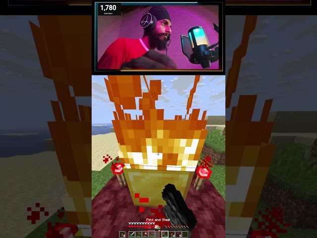 Unexpected moment 💀 #minecraft #gaming #youtube