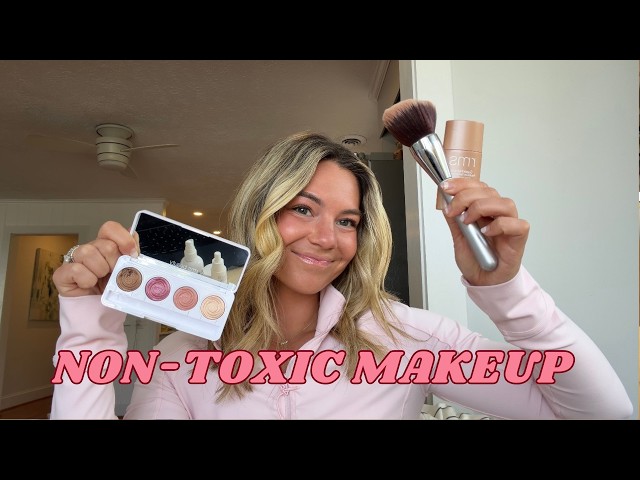 My Updated 2026 NON TOXIC Makeup Routine | Simple Glowy Clean Beauty!