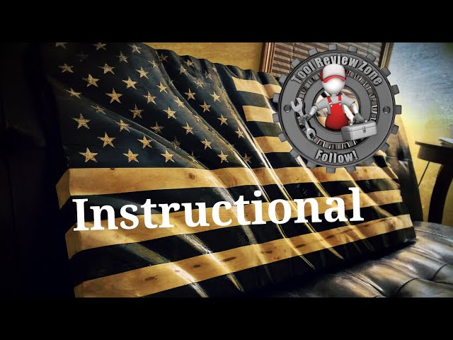 How to make a waving wooden American flag (and what I would do different next time)