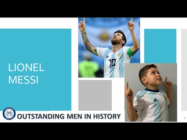 A TRIBUTE TO OUTSTANDING MEN- Lionel Messi