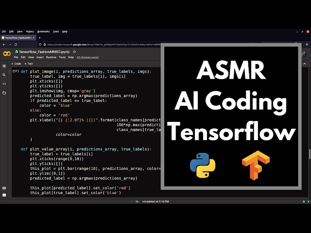 ASMR Coding: Learning Neural Networks with Tensorflow | typing | soft-spoken