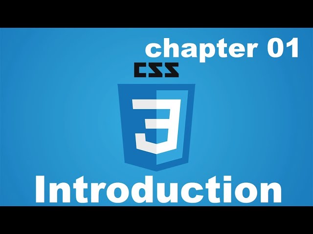 CSS Tutorial - w3Schools - Chapter 01