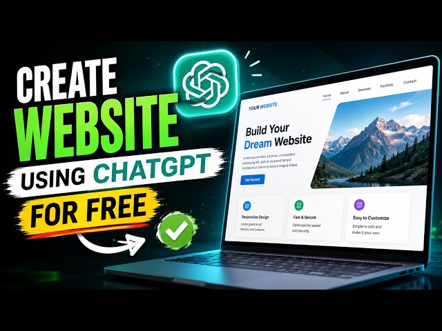 Create Website Using ChatGPT In Minutes #chatgpt