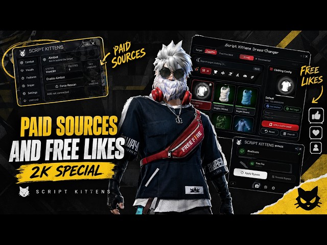 Free Hack Sources and Free Likes | 2k Subs Special Video