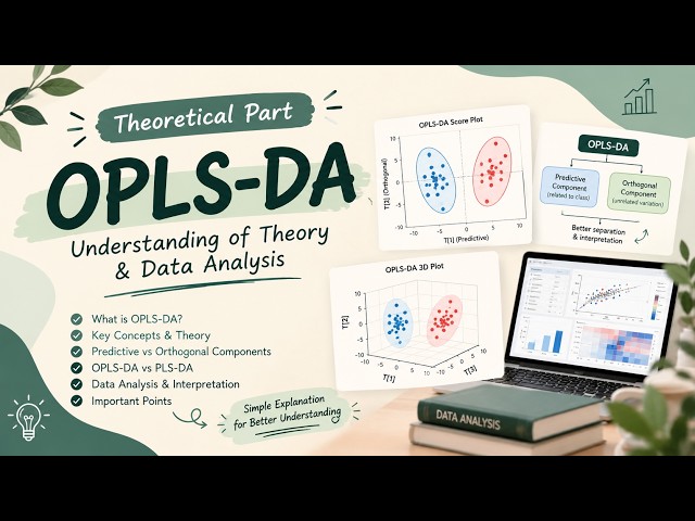 OPLS-DA Theoretical Part – Understanding of Theory & Data Analysis