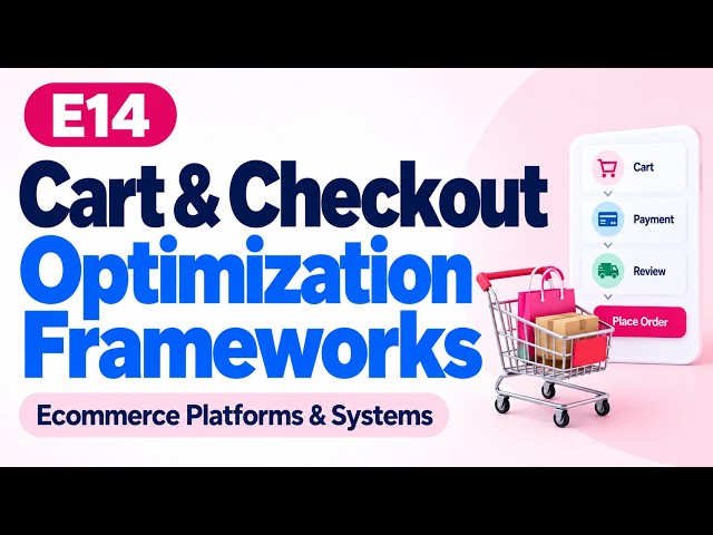 E14 | Cart & Checkout Optimization Frameworks | Ecommerce Platforms & Systems | Uplatz