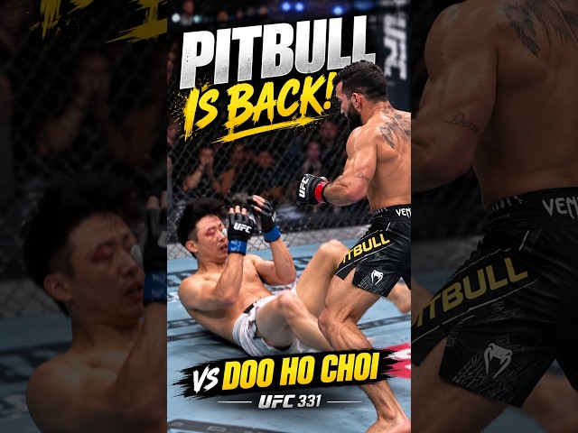 Patricio Pitbull STARCHES Doo Ho Choi 💥 UFC 331 #shorts