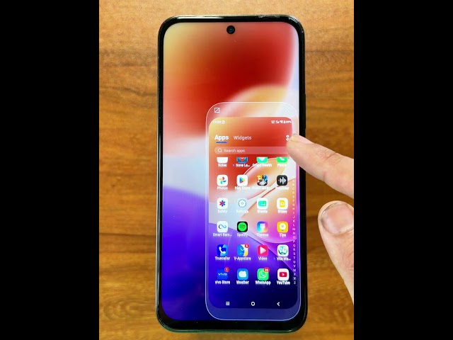 Enable One Handed Mode on Vivo T5x 5G