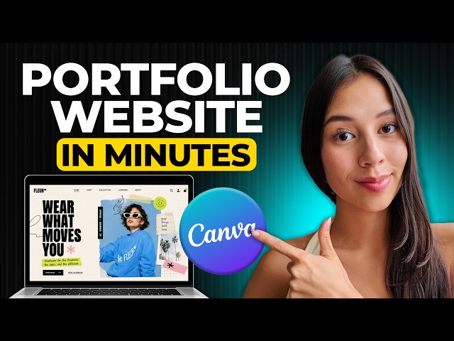 Build a Free Portfolio Website in Canva in 10 Minutes (No Coding)