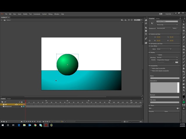 (Update!) Adobe Animate Tutorials: Ball Animation