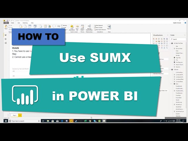 SUMX - Simplified. Finally Understand with EXCEL & POWER BI