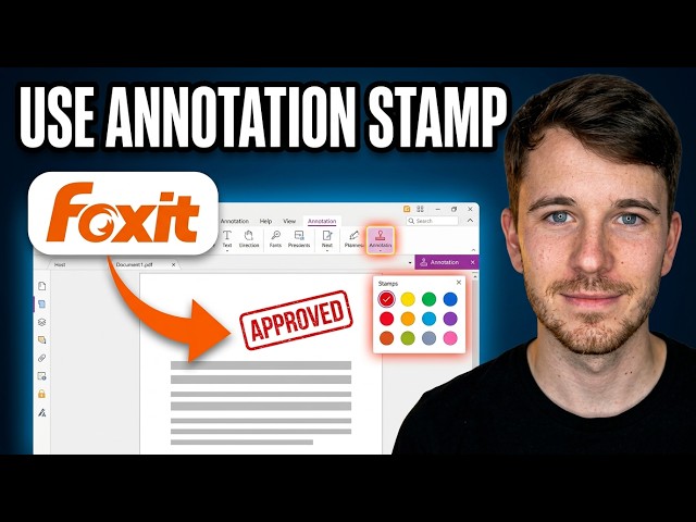 How to Use the Annotation Stamp Tool in Foxit Reader (Complete Guide)