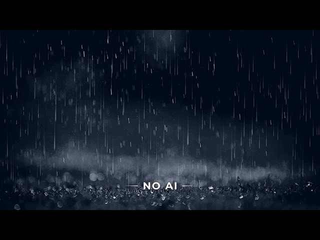 Gentle Night Rain 12 HOURS Rain Sounds for Sleeping - DARK SCREEN to Sleep Fast & End Insomnia