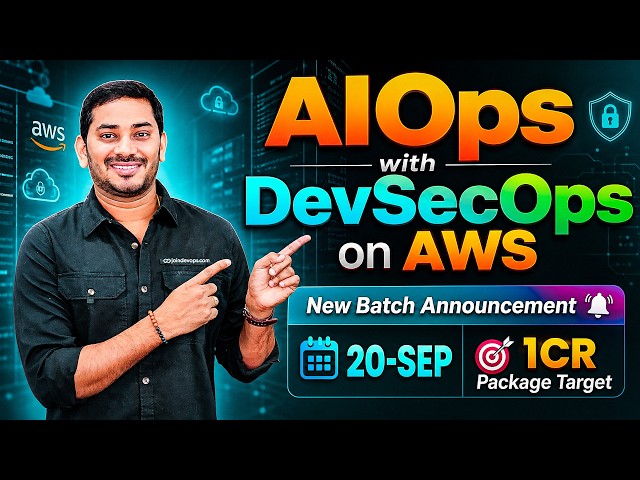 AIOps + DevSecOps on AWS — Telugu Training | JoinDevOps Siva