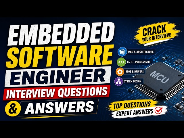 Embedded Software Engineer Interview Questions & Answers