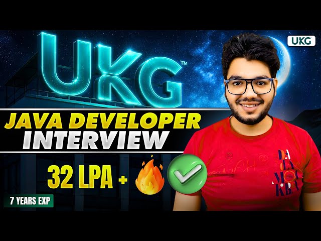 UKG Java Developer Interview Experience & Questions [ 24 LPA+ ]