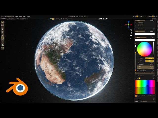 How I Made a Photorealistic Planet in BLENDER like NASA