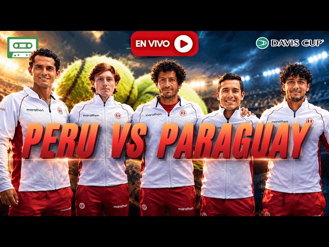 🔴 PERÚ vs PARAGUAY EN VIVO: LA BATALLA DE LIMA (DÍA 1) | GRUPO MUNDIAL I - COPA DAVIS 2026