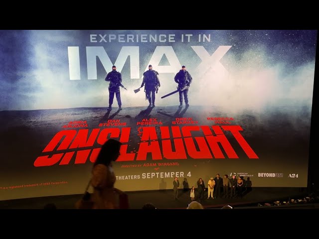 CAST AND DIRECTOR INTRO AT THE ONSLAUGHT LA PREMIERE | Film Threat Members Only