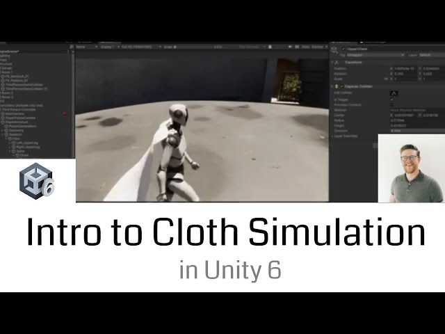 Cloth Simulation in Unity 6 - Creating a Cape