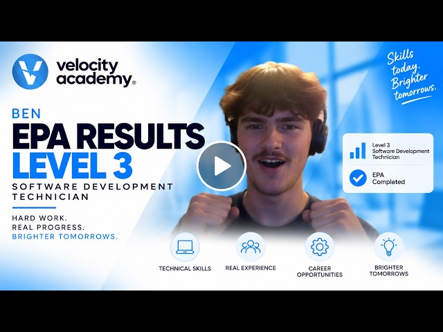 Ben Achieves a Merit! 🎉 | Level 3 Software Development Technician Apprenticeship Results