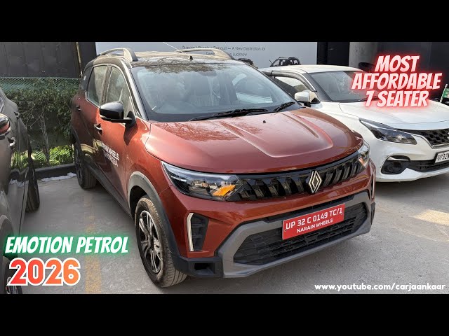 2026 Facelift Renault Triber Emotion MT Top Variant✅ Most Affordable 7 Seater in India🙏🏻 #automobile