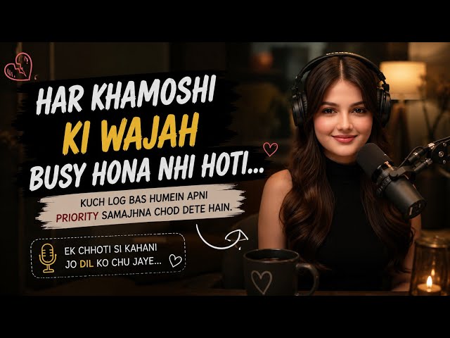 Har Khamoshi Ki Wajah Busy Hona Nahi Hoti... 🥺 | Ek Sachchi Kahani #youtubevideo #urdustory #fyp 