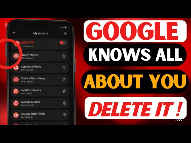 Delete Everything Google Knows About You I Android Tips