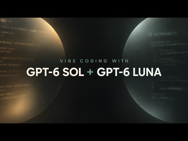 Vibe Coding With GPT-6-Sol & luna