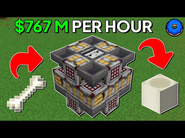 Fastest Bone Block Crafter | Donut SMP