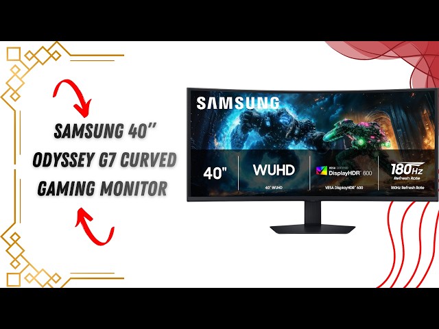 Curved Gaming Gets Seriously Immersive — Samsung 40” Odyssey G7 Curved Gaming Monitor — Review