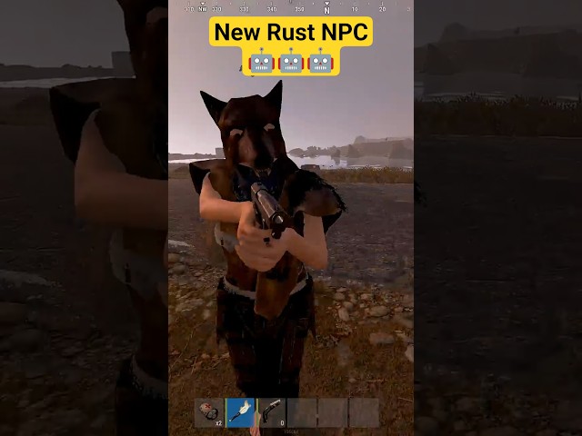 I found one of the new NPC's in Rust #rust #solorust #shorts #aloneintokyo