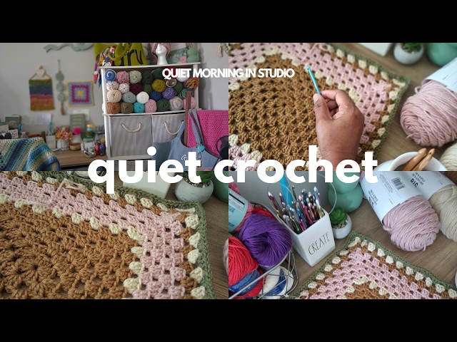 I tried Crocheting for 8 minutes while recording with my android phone