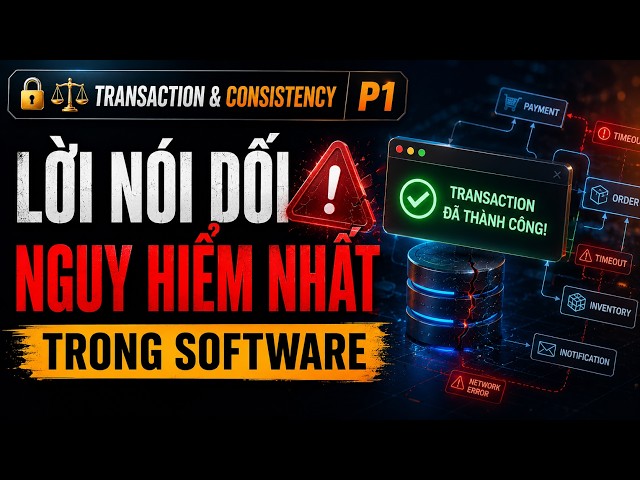 🔓⚖️ The Dangerous Lie in Software: "The Transaction Succeeded" | Transaction & Consistency P1