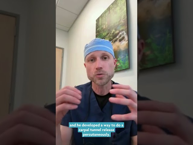 Dr. Froelich Discusses Thread Carpal Tunnel Release