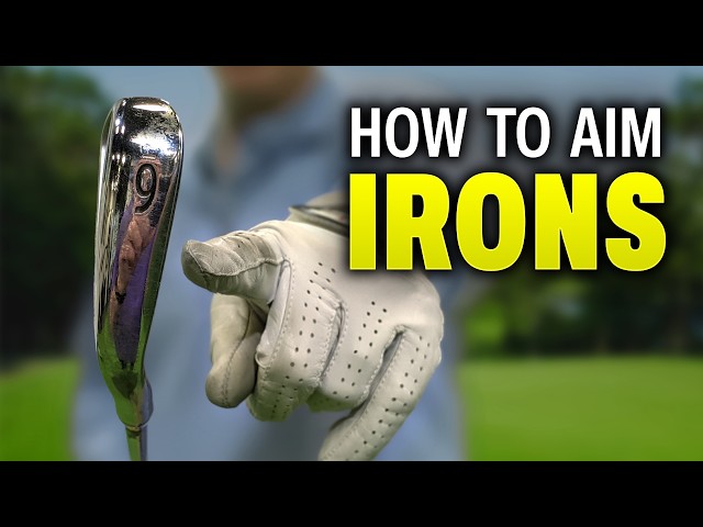 HOW TO AIM IRONS Correctly and Hit More Greens in Regulation! (GOLF SWING BASICS)