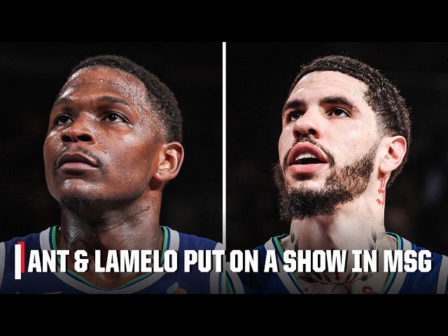 Best backcourt in the NBA? 👀 Anthony Edwards & LaMelo Ball COOKING in preseason | NBA on ESPN