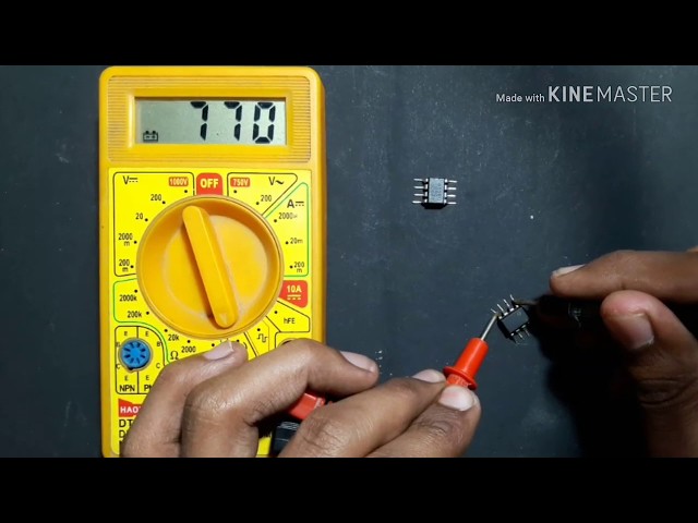 How to check 4558 ic with digital multimeter | 4558 ic Testing | 4558 | 4558 IC kaise check karen