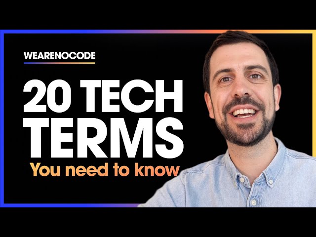 20 Tech Terms You Need To Know - Entrepreneur Guide