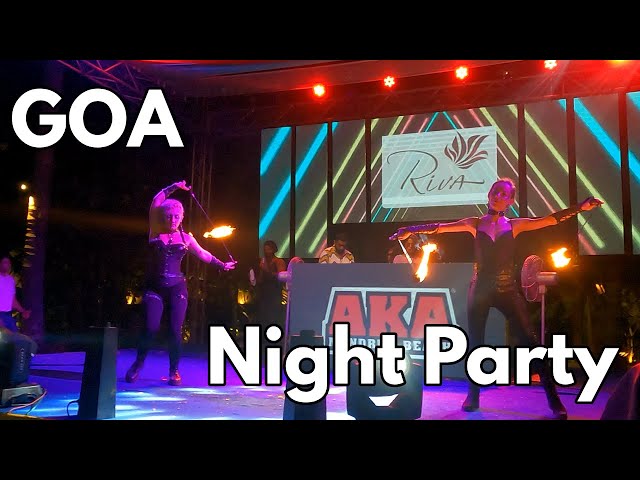 Goa Night Party  - Special Fire Performance | Riva Beach Resort #GoaHoliParty  #GoaNightLife